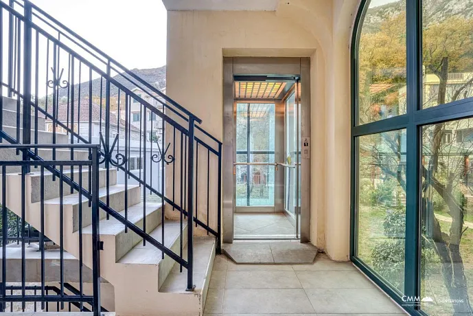 Stunning Stone Villa in Prčanj with Panoramic Bay Views